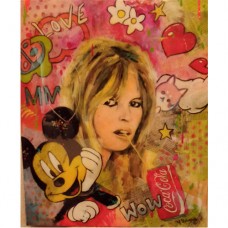 TABLEAU BRIGITTE BARDOT POP ART